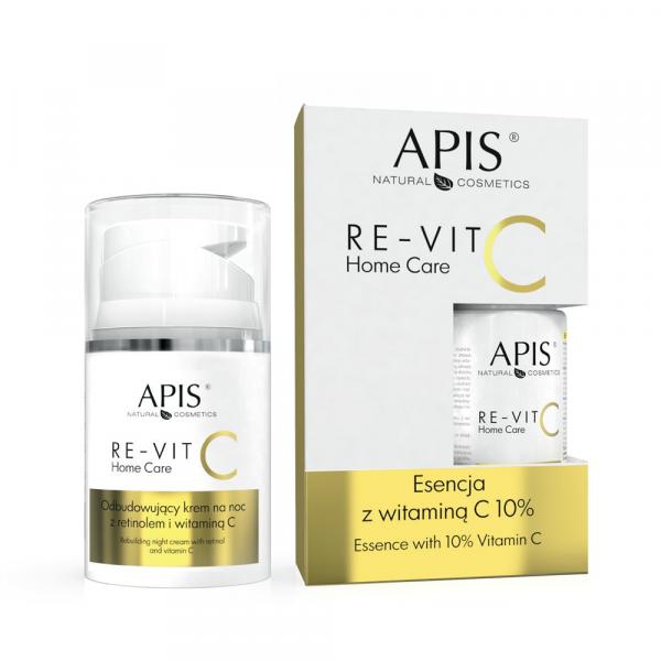 Zestaw Apis Professional RE-VIT C Home Care esencja + krem na noc