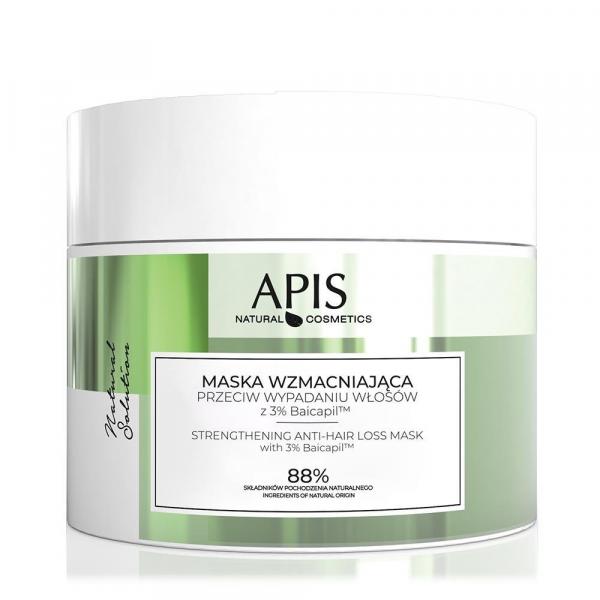 Maska wzmacniająca przeciw wypadaniu włosów Apis Natural Solution 200 ml