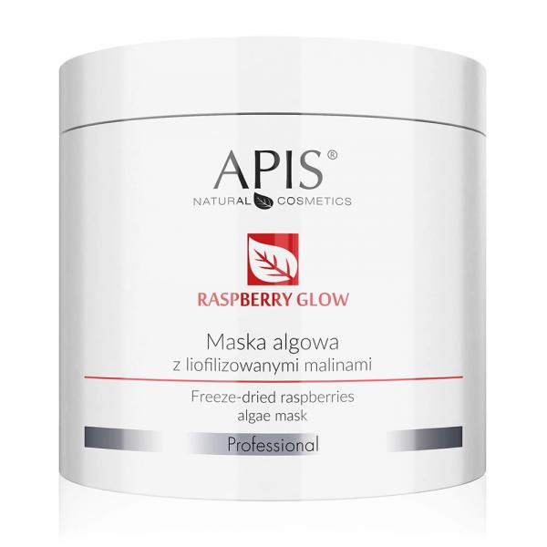 Maska algowa z liofilizowanymi malinami Apis Raspberry Glow 200 g