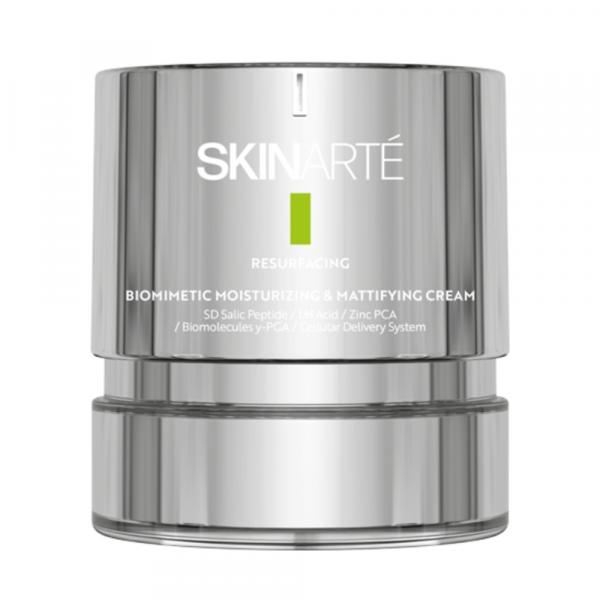 Biomimetyczny krem nawilżająco-matujący - Skinarte Resurfacing - Biomimetic Moisturizing & Mattifying Cream - 50 ml