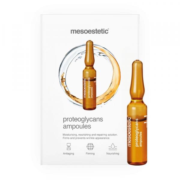 Ampułki przeciwstarzeniowe i ujędrniające Mesoestetic Proteoglycans Ampoules (10 x 2 ml)