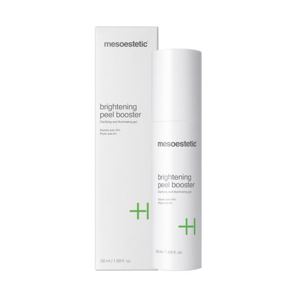 Żelowy preparat rozświetlający i ujednolicający koloryt skóry Mesoestetic Brightening Peel Booster 50 ml