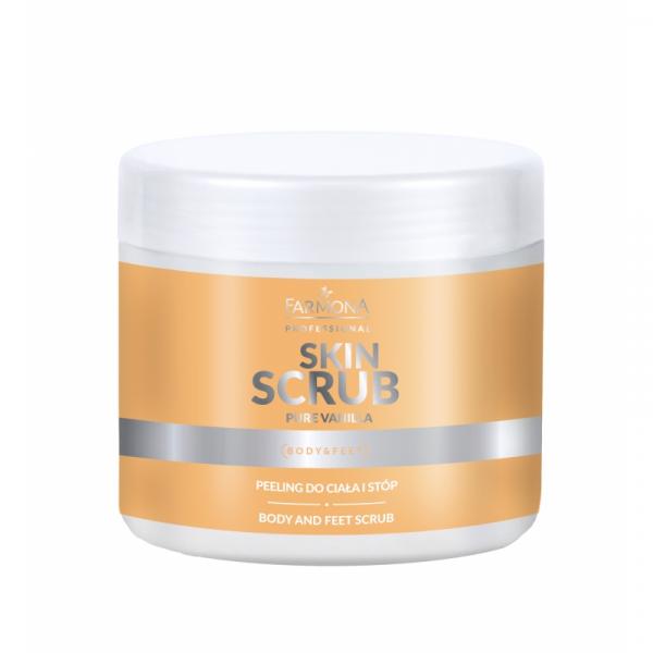 Peeling do ciała i stóp - Farmona Professional - Skin Scrub Pure Vanilla - 500 g