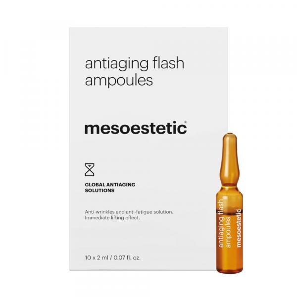 Ampułki liftingujące zmarszczki, oznaki zmęczenia Mesoestetic Antiaging Flash Ampoules (10 x 2 ml)