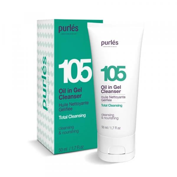 Olejek w żelu do mycia - Purles 105 - Oil in Gel Cleanser - 50 ml