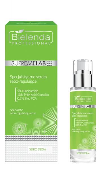 Specjalistyczne serum sebo-regulujące Bielenda Supremelab Sebio Derm 30 ml