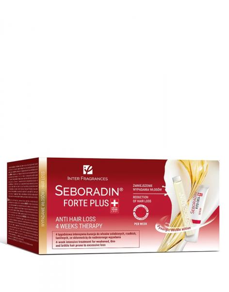 Ampułki przeciw wypadaniu włosów Seboradin Forte Plus 24 szt. + serum 4 szt.