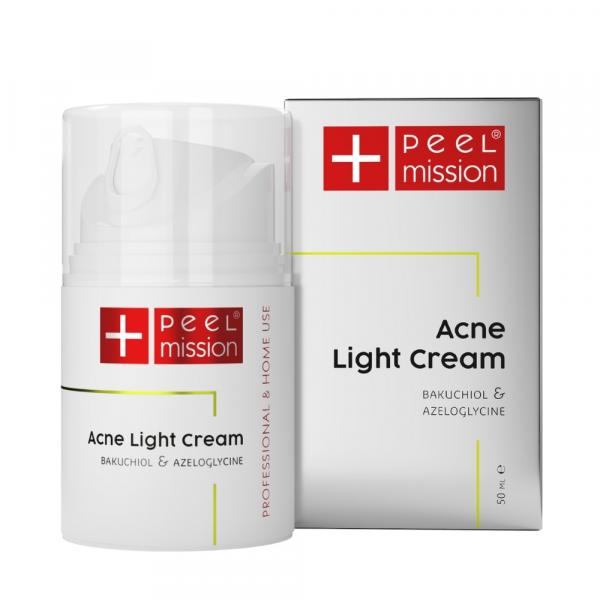 Krem do skóry z trądzikiem pospolitym i różowatym - Peel Mission - Acne Light Cream - 50 ml