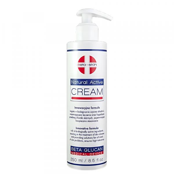 Krem nawilżający, skóra wrażliwa, AZS, łuszczyca Beta-Skin Natural Active Cream NAC 250 ml