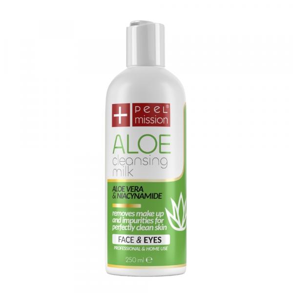 Mleczko do demakijażu z aloesem - Peel Mission - Aloe Cleansing Milk - 250 ml