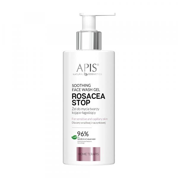 Żel do mycia twarzy kojąco-łagodzący - Apis Rosacea-Stop - 300 ml