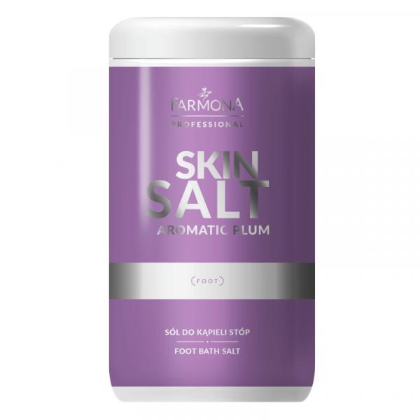 Sól do kąpieli stóp - Farmona Skin Salt Aromatic Plum - 1400 g