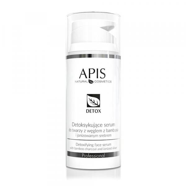 Apis Detoksykujące serum do twarzy z węglem z bambusa i jonizowanym srebrem 100 ml