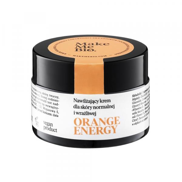 Nawilżający krem dla skóry normalnej i wrażliwej - Make Me Bio - Baby Orange Energy - 30 ml