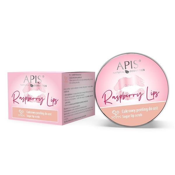 Cukrowy peeling do ust - Apis Raspberry Lips - 10 ml