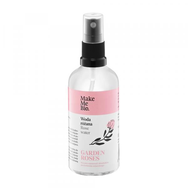 Woda różana w szklanym opakowaniu - Make Me Bio - Garden Roses - 100 ml