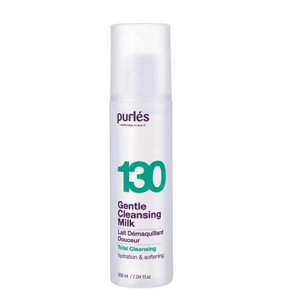 Purles 130 Gentle Cleansing Milk Łagodne Mleczko do demakijażu 200 ml