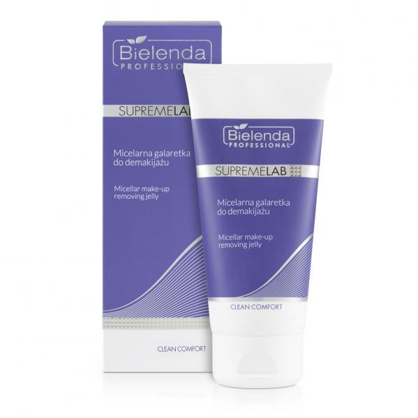 Micelarna galaretka do demakijażu - Bielenda Supremelab Clean Comfort - 150 ml