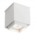 Downlight LAMPA sufitowa KAZO 7006 Shilo natynkowa OPRAWA reflektorowa do łazienki kostka cube biała