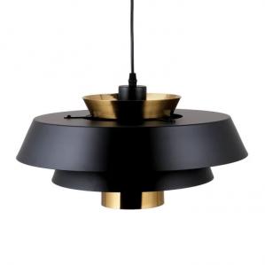 LAMPA wisząca CGALBOBK COPEL metalowy zwis do salonu czarny