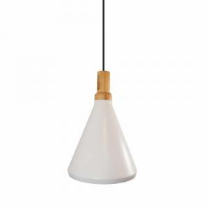 Kuchenna lampa wisząca Nordic woody ST-5097C Step biała drewno