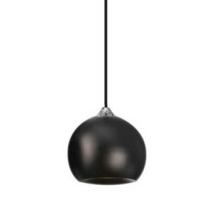 Czarna lampa wisząca Gulia zwis kula nad stół do salonu