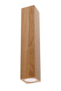 Ekologiczna lampa sufitowa SL.1041 prostokątna drewniana