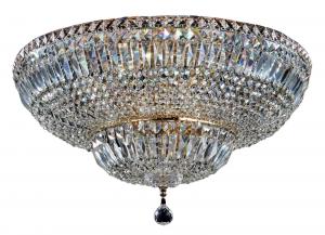Plafoniera LAMPA glamour BASFOR DIA100-CL-16-G Maytoni kryształowa OPRAWA plafon kulisty pałacowy przezroczysty