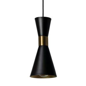 Zwieszana lampa Librio ABR-KWSZ2-E27 Abruzzo metalowa czarny złoty