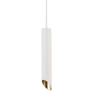 Wisząca lampa Lipari P044PL-01-40GU10-W Maytoni tuba biała złota
