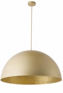 Okrągły żyrandol nowoczesny Sfera stylowa lampa złota