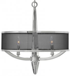 Kryształowa lampa wisząca QN-ASCHER-3P ramienna nikiel
