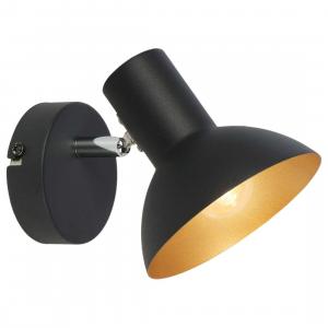 Kinkiet LAMPA ścienna DISO 91-63410 Candellux industrialna OPRAWA regulowana reflektorek czarny złoty