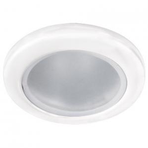 Wpuszczana LAMPA łazienkowa VIKI C 03669 Ideus metalowa OPRAWA stropowa okrągły wpust IP44 biały