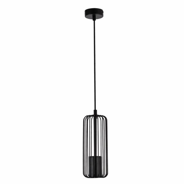 Industrialna lampa wisząca Sintra LP-975/1P BK Light Prestige druciana czarna