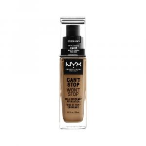 NYX Professional Makeup Can't Stop Won't Stop Długotrwały Podkład Kryjący Golden Honey