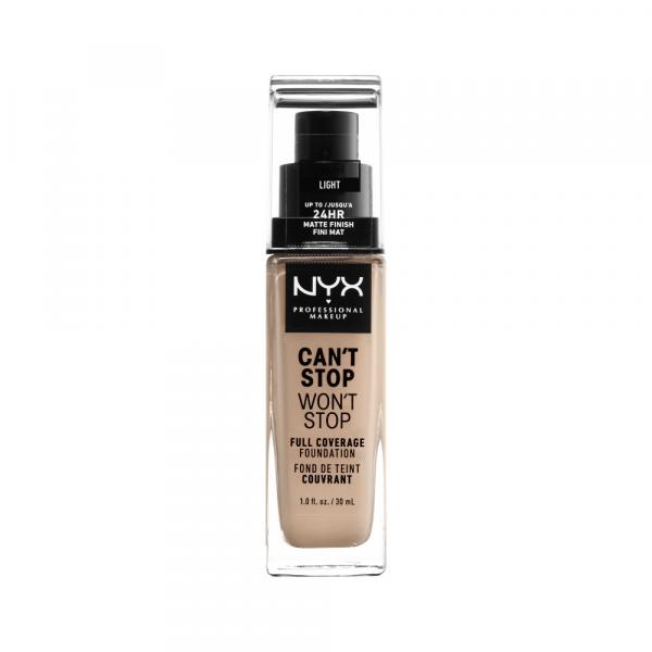 NYX Professional Makeup Can't Stop Won't Stop Długotrwały Podkład Kryjący Light
