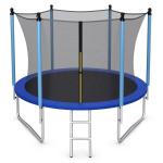 Trampolina ogrodowa 244 cm z siatką wewnętrzną