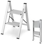 Aluminiowa składana drabina z antypoślizgowymi stopniami