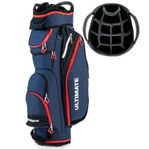 Torba golfowa z zapinanymi na zamek przegródkami i kieszonką termoizolacyjną