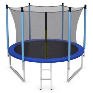 Trampolina ogrodowa 244 cm z siatką wewnętrzną