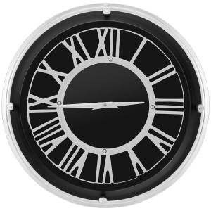 Cichy zegar ścienny z cyframi rzymskimi 34,5 cm