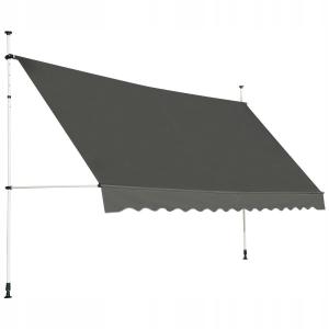 Markiza balkonowa rozporowa teleskopowa 395x120cm