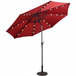 Parasol ogrodowy z solarnymi diodami led 300 cm