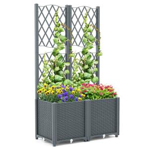 Podwójna donica z pergolą 140 cm