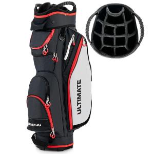Torba golfowa z zapinanymi na zamek przegródkami i kieszonką termoizolacyjną