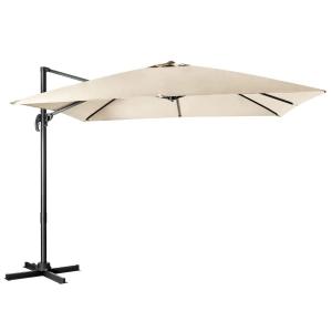 Parasol tarasowy 3m z obrotem 360° beżowy