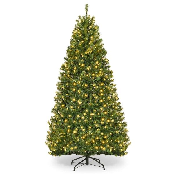 Sztuczna choinka z 11 trybami LED 180 cm