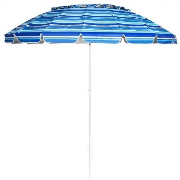 Parasol plażowy regulowany z ochroną UPF 50+ 2,2 x 2,45 m
