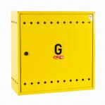 Skrzynka gazowa WEBA naścienna 60x60x25cm prosta, żółta (+kluczyk) 06-25-0600-51